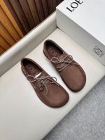 Loewe Brown calfskin Leather Shoes-Loewe Man Business Leather Shoes